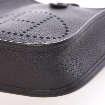 Hermes Taurillon Clemence Evelyne TPM Black 7 of 11