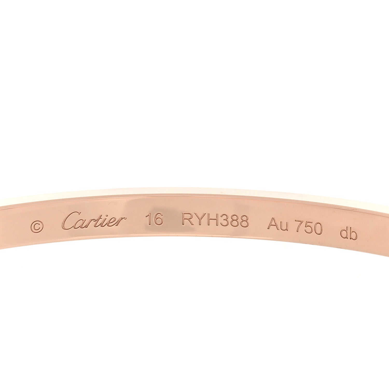 Cartier 18K Pink Gold Small LOVE Bracelet 16 3 of 5