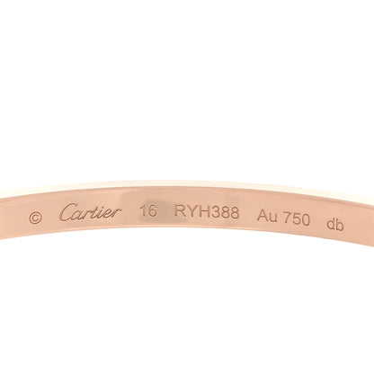 Cartier 18K Pink Gold Small LOVE Bracelet 16 3 of 5