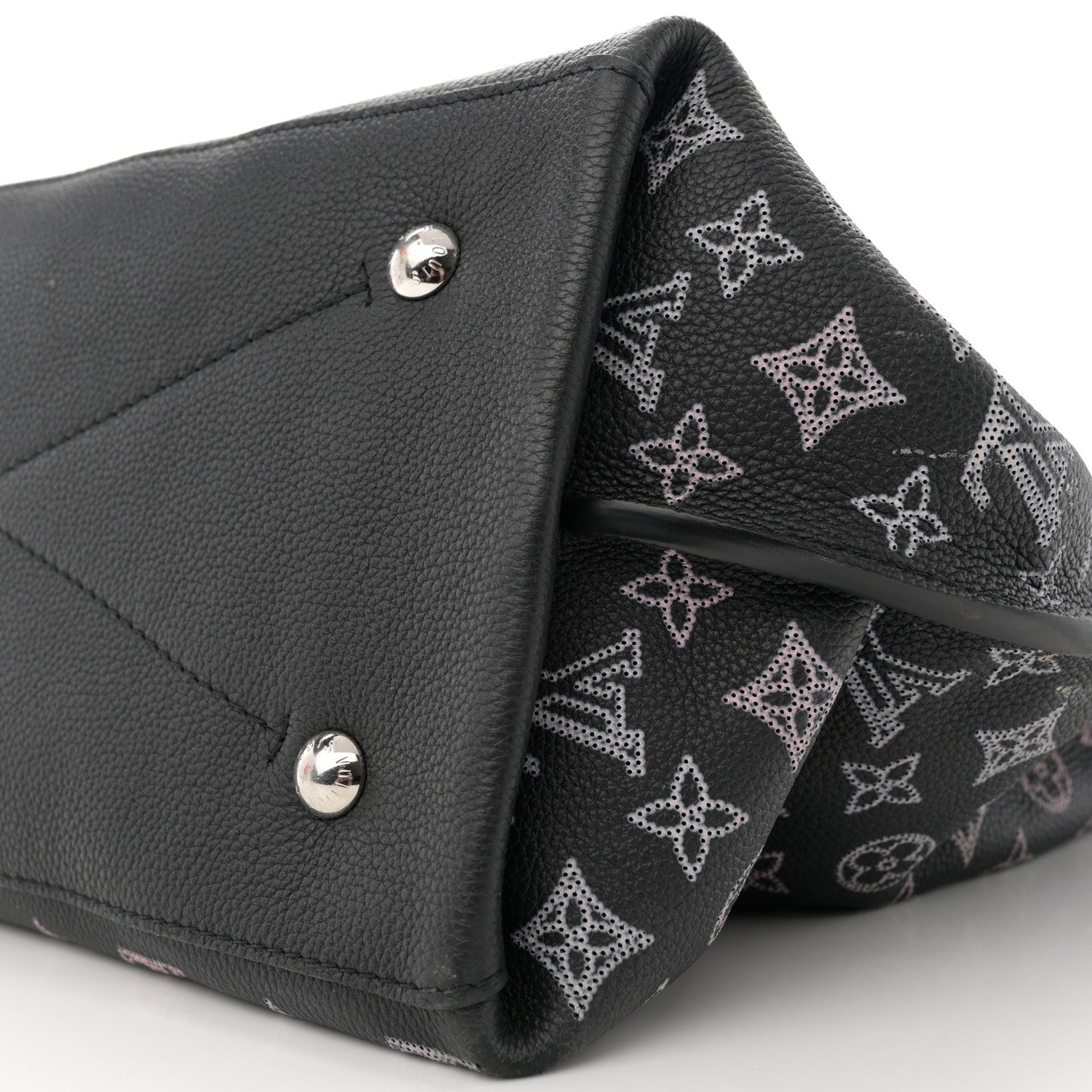 Louis Vuitton Mahina Carmel Hobo PM Black 9 of 9