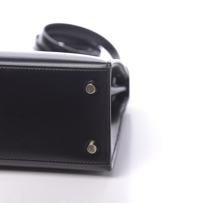 Hermes Box Kelly Sellier 25 Black 10 of 11