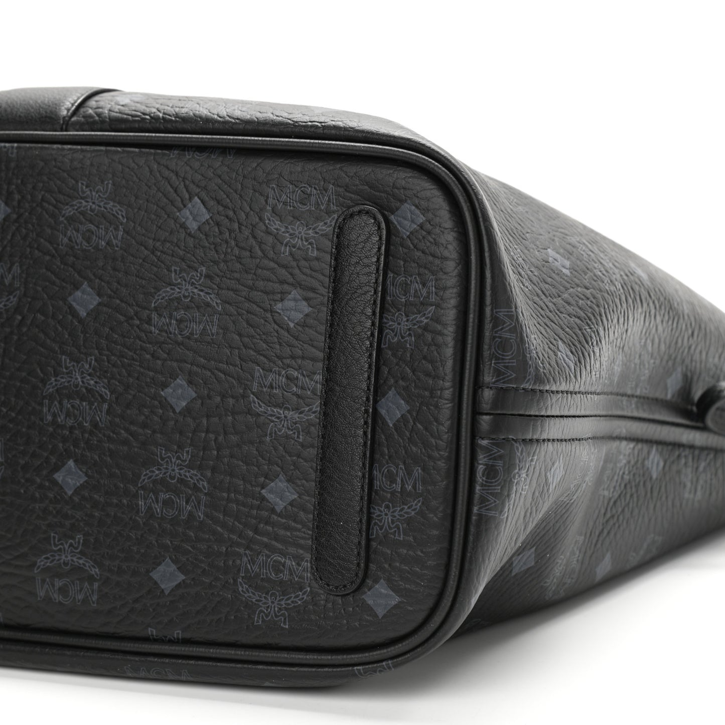 Visetos Medium Reversible Shopper Tote Black