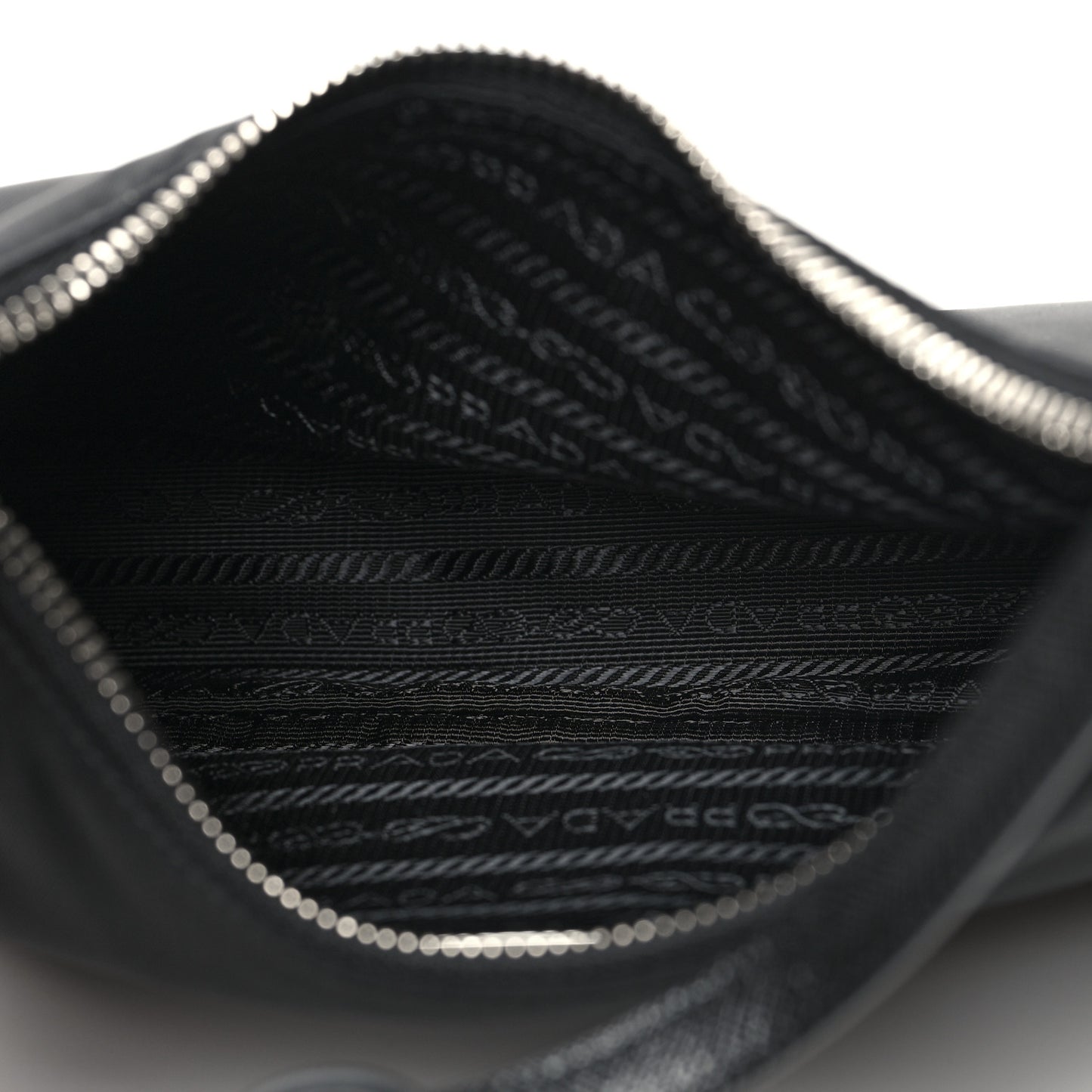 Tessuto Nylon Saffiano Mini Re-Edition 2005 Bag Black