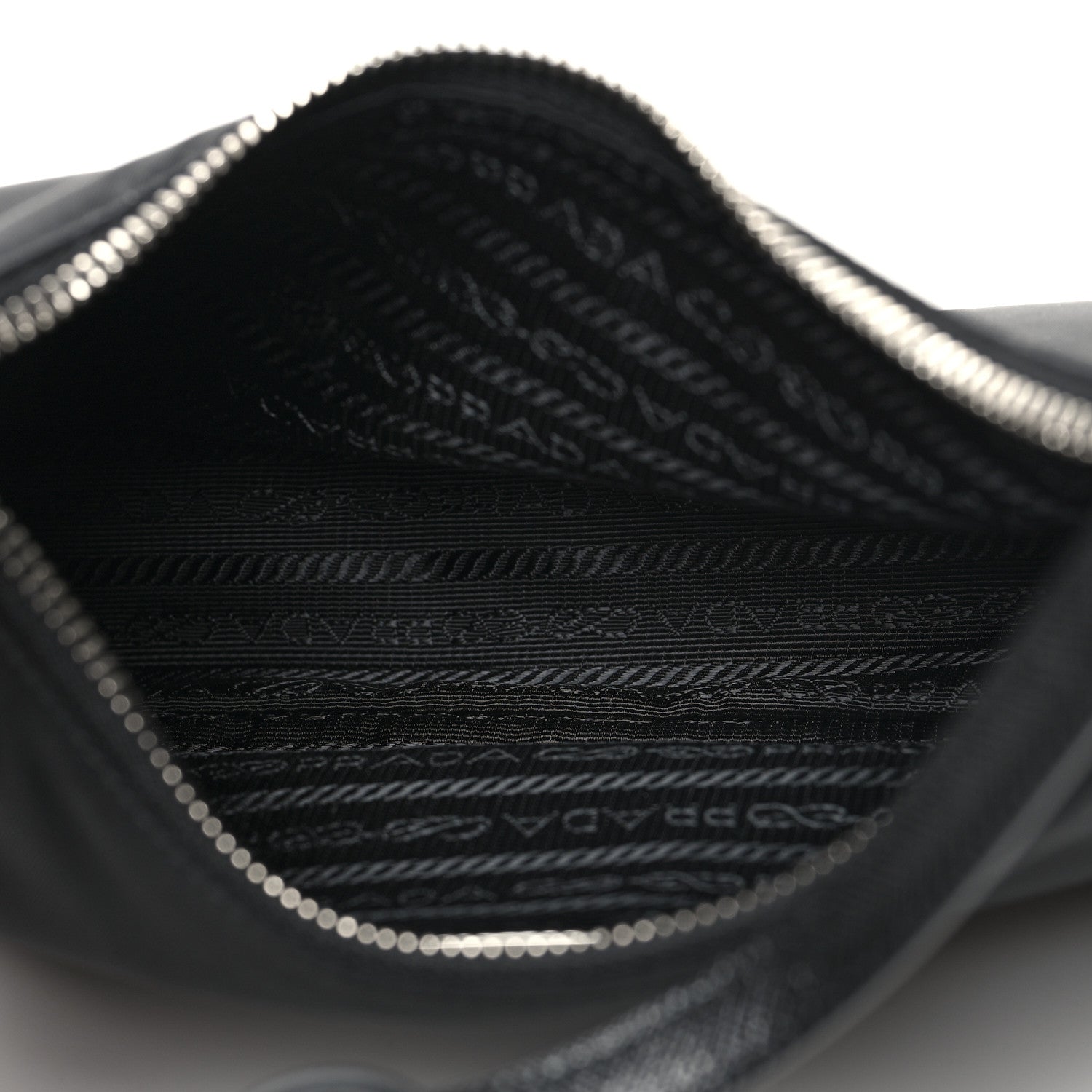Prada Tessuto Nylon Saffiano Mini Re-Edition 2005 Bag Black 5 of 9