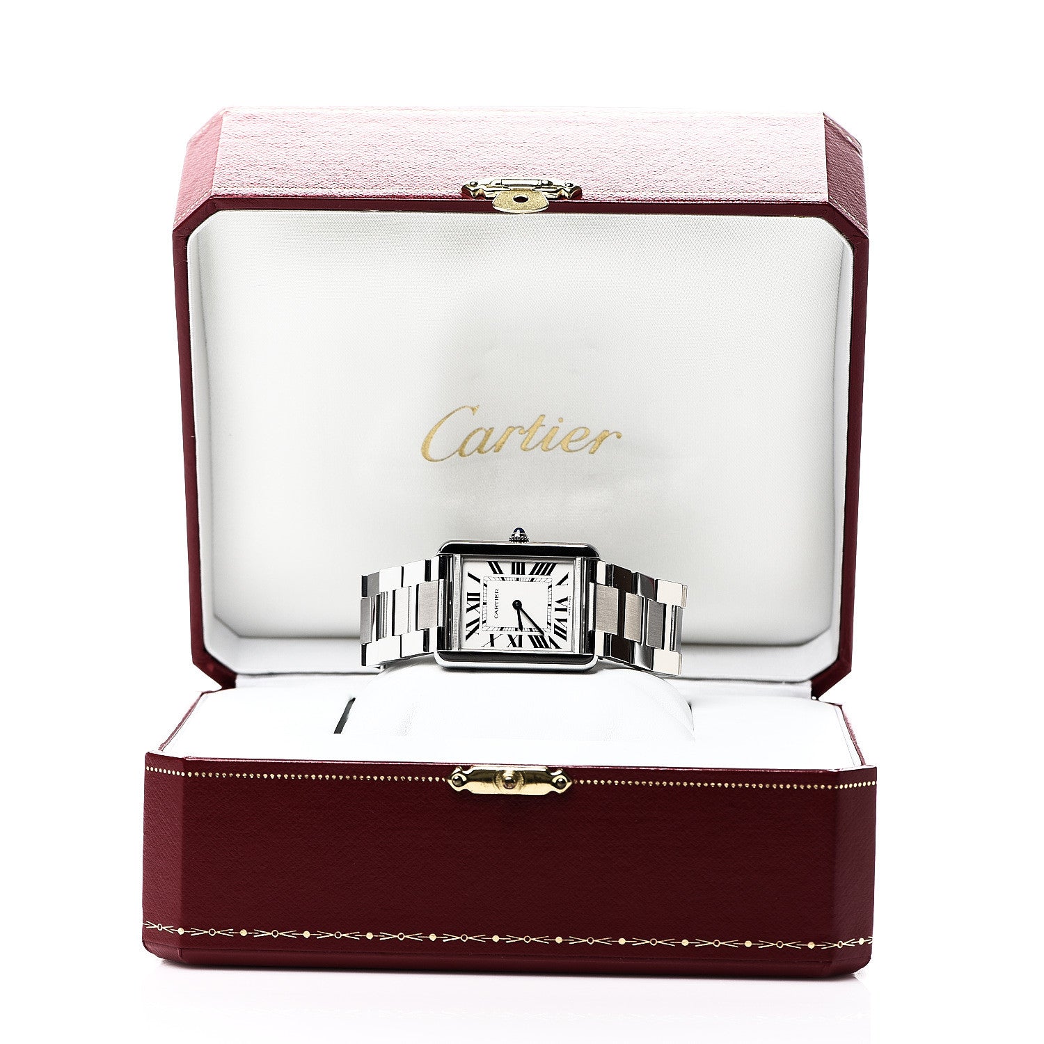 Cartier Stainless Steel 27mm Tank Solo Quartz Watch 6 of 6