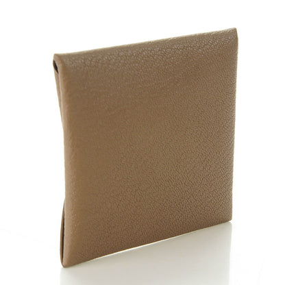Hermes Chevre Mysore Bastia Coin Purse Etoupe 3 of 7