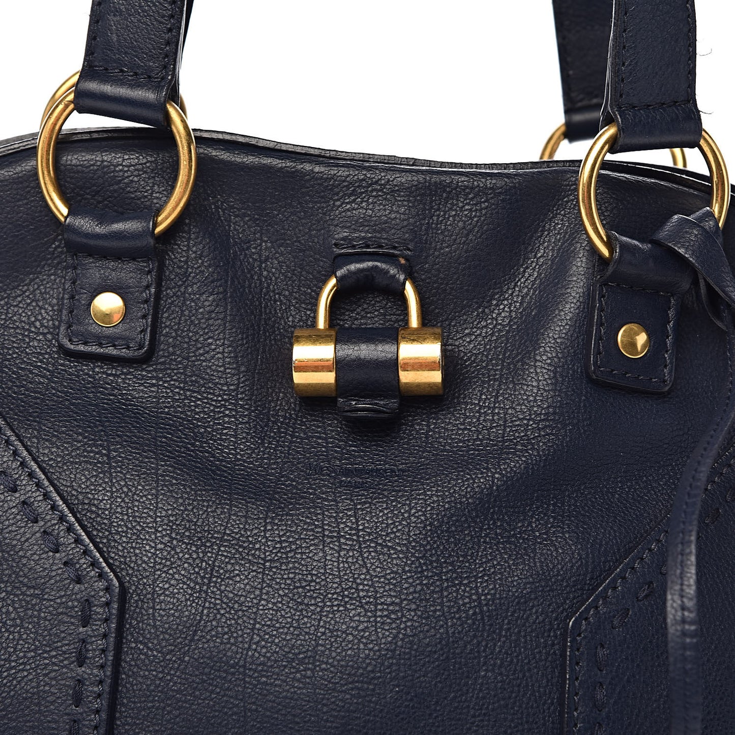 Calfskin Large Muse Navy Blue