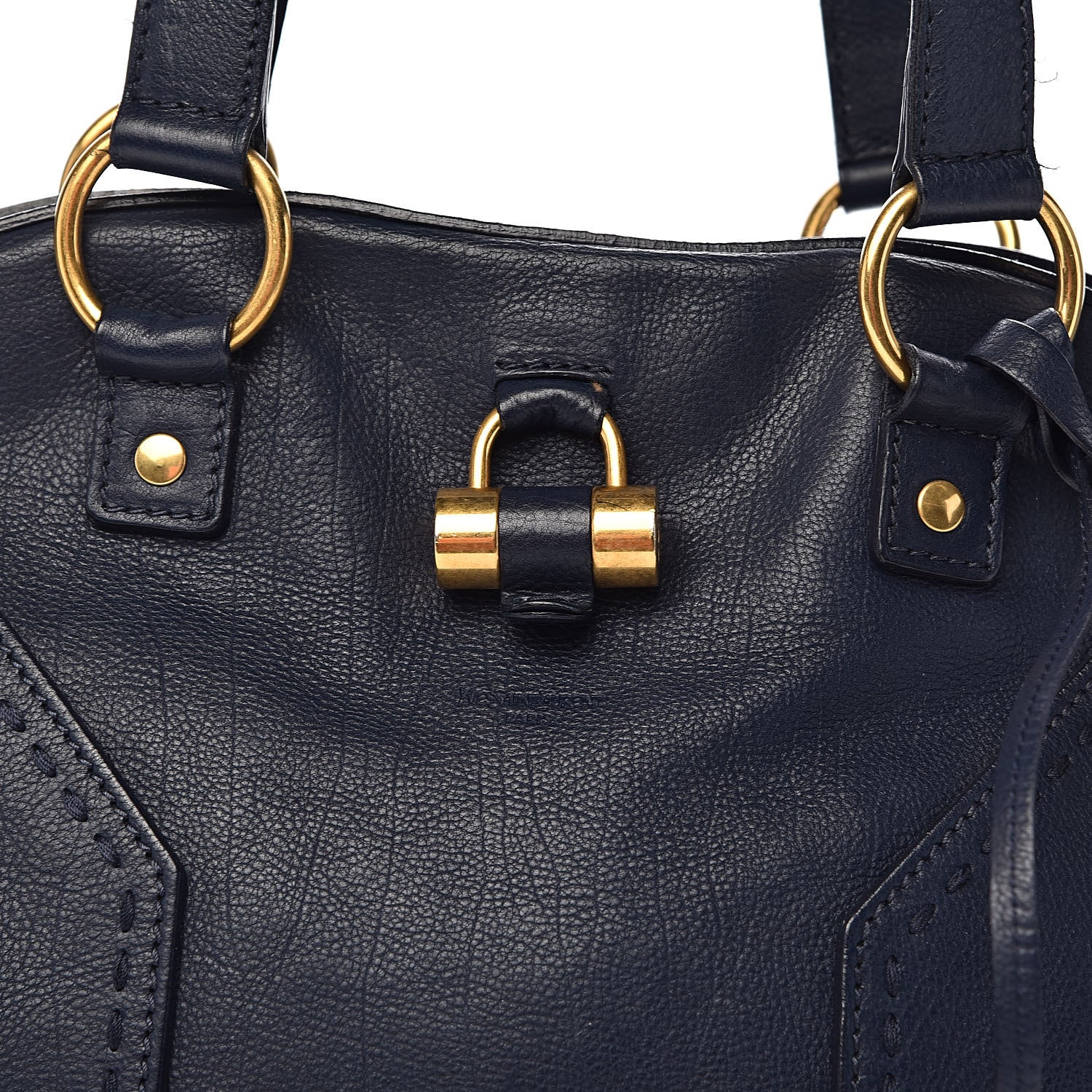 Saint Laurent Calfskin Large Muse Navy Blue 14 of 14