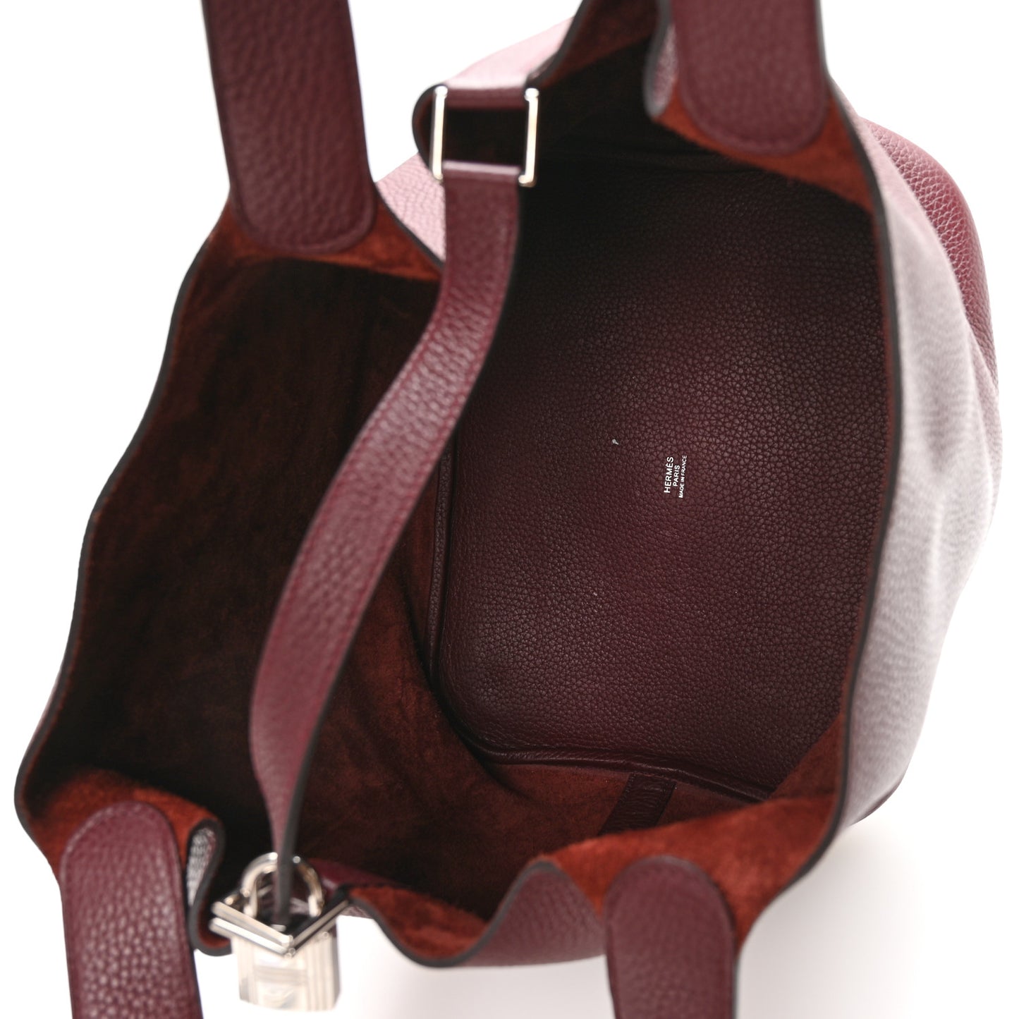 Taurillon Clemence Picotin Lock 26 GM Bordeaux