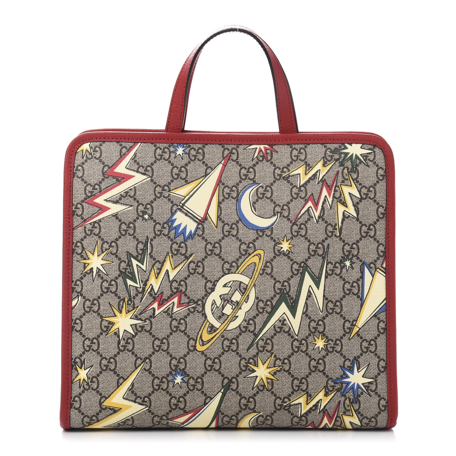 Gucci GG Supreme Monogram Space Childrens Tote 1 of 11