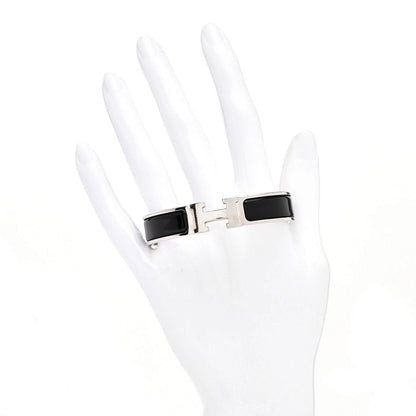 Hermes Enamel Narrow Clic Clac H Bracelet PM Black 2 of 5