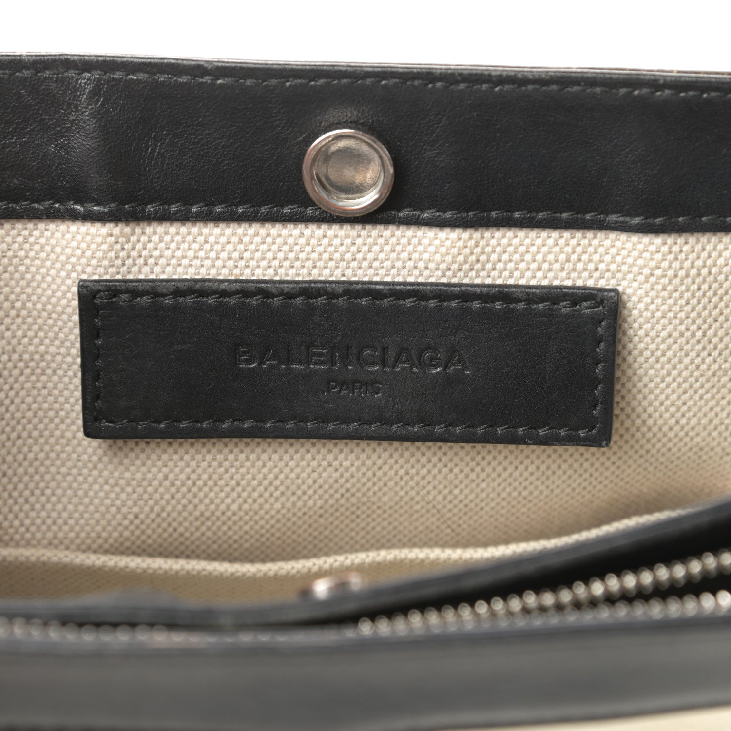 Balenciaga Cotton Canvas Pochette Crossbody Bag Black 6 of 16