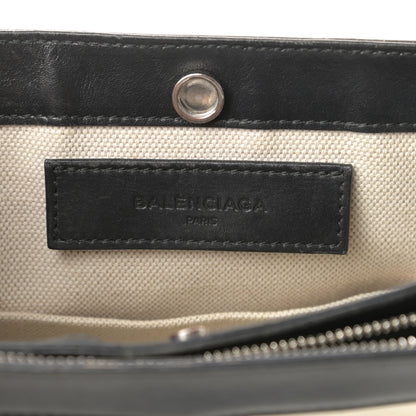 Balenciaga Cotton Canvas Pochette Crossbody Bag Black 6 of 16