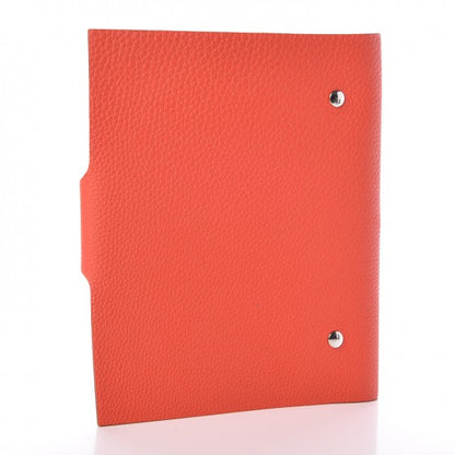 Hermes Togo Ulysse MM Notebook Cover Capucine 3 of 8