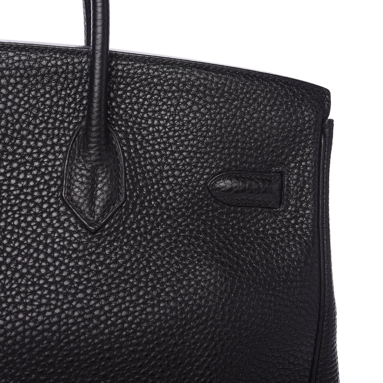 Hermes Taurillon Clemence Birkin 35 Black 19 of 28