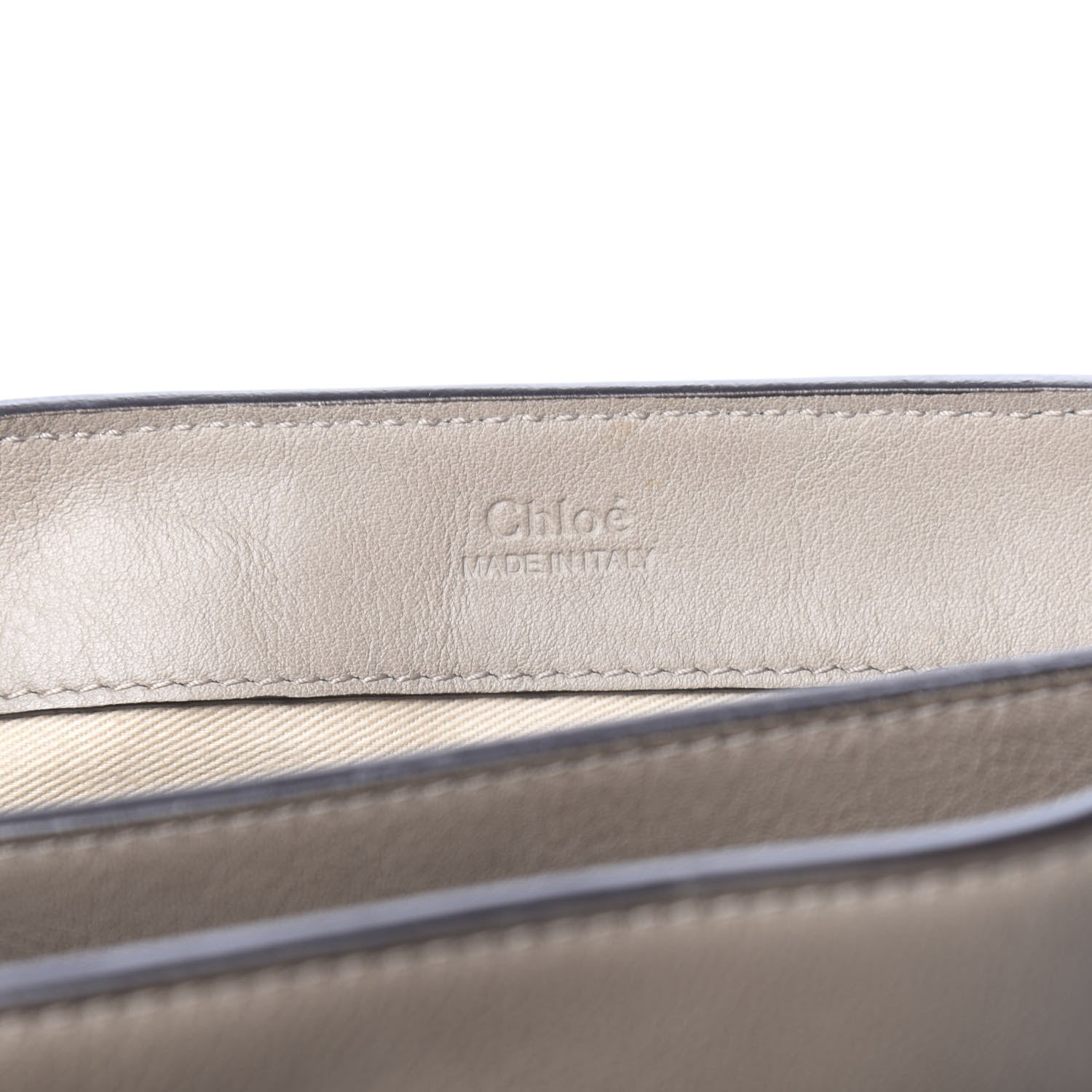 Chloe Calfskin Mini Faye Day Shoulder Bag Motty Grey 7 of 12