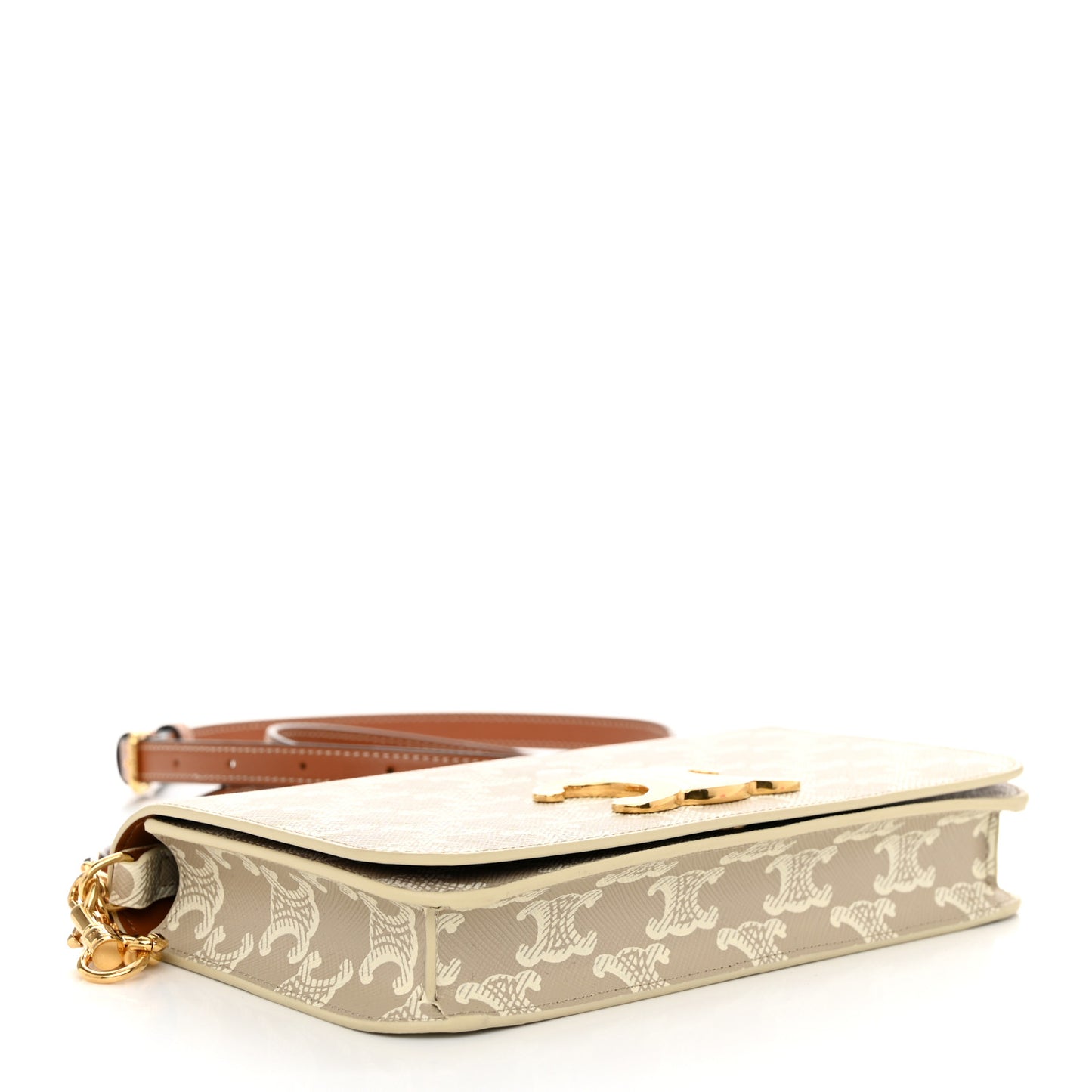 Canvas Calfskin Triomphe Multipochette Grege