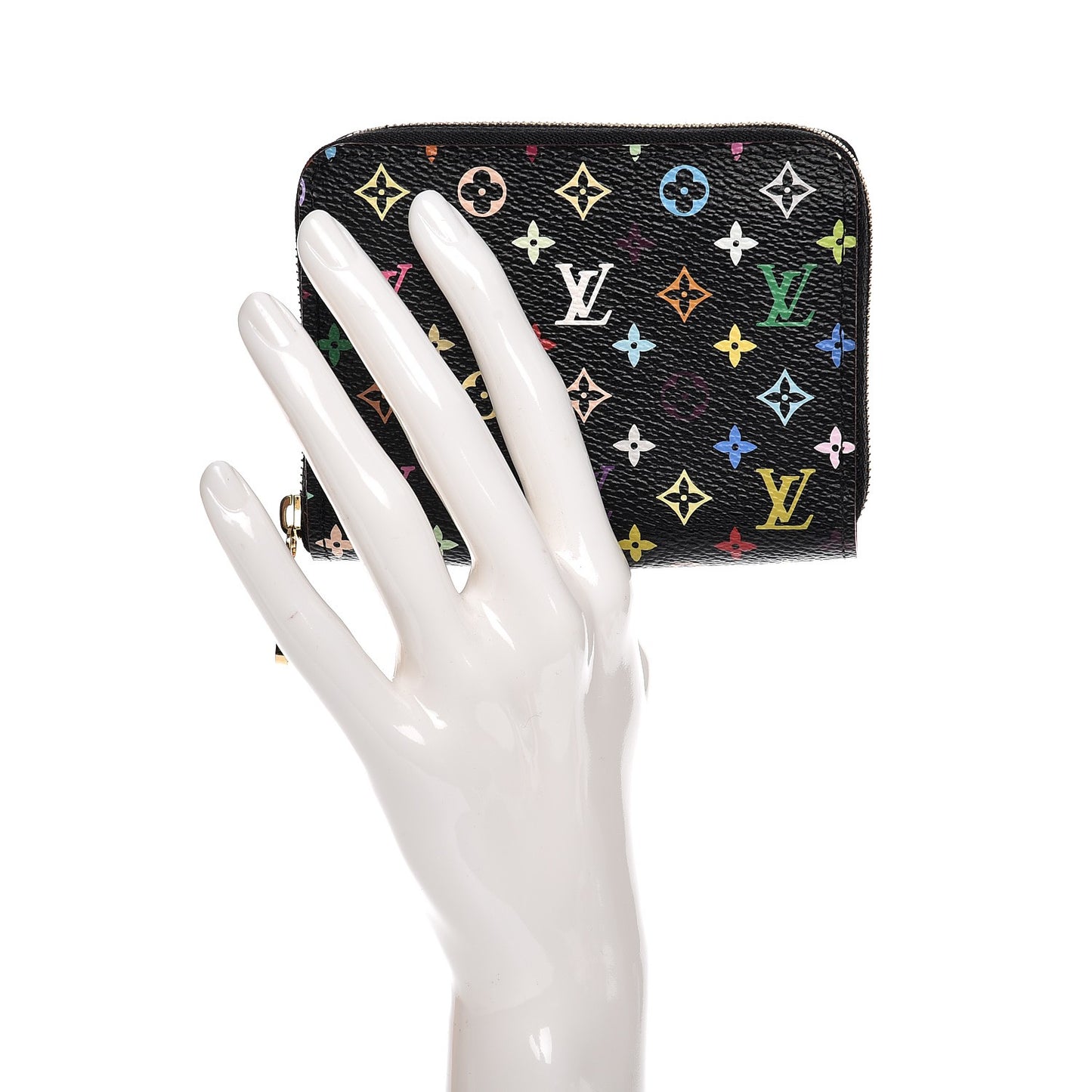 Monogram Multicolor Zippy Coin Purse Black Grenade