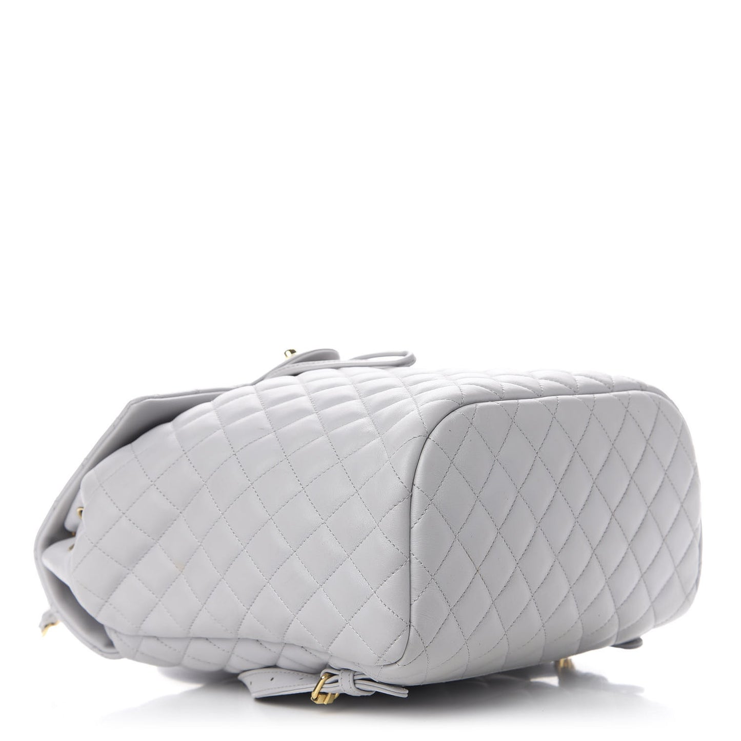 Calfskin Quilted Large Urban Spirit Backpack Grey