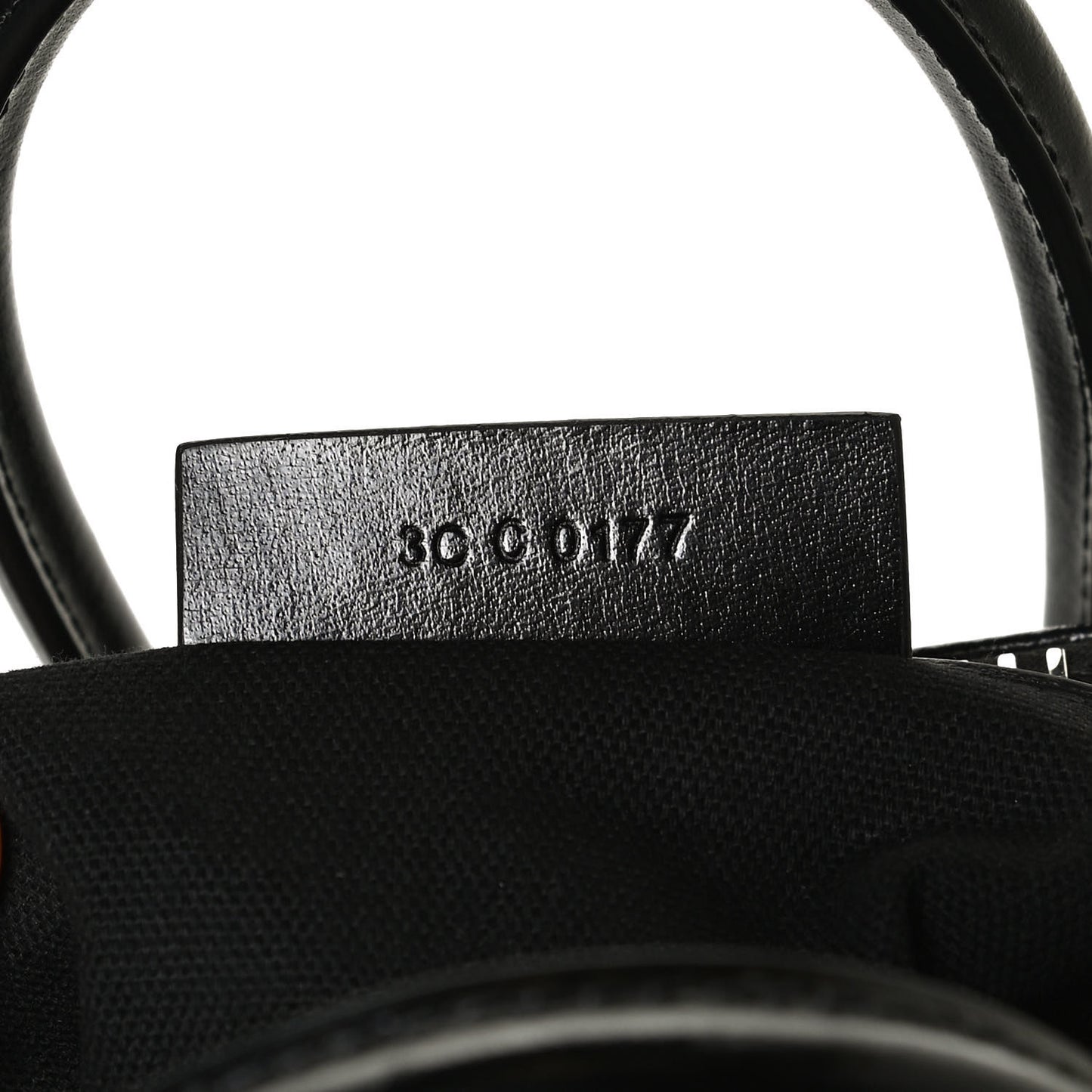 Shiny Lord Calfskin Mini Antigona Black