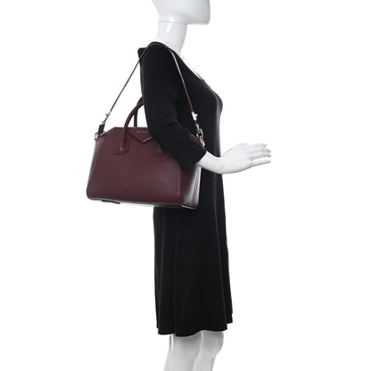 Givenchy Sugar Goatskin Small Antigona Burgundy 2 of 14