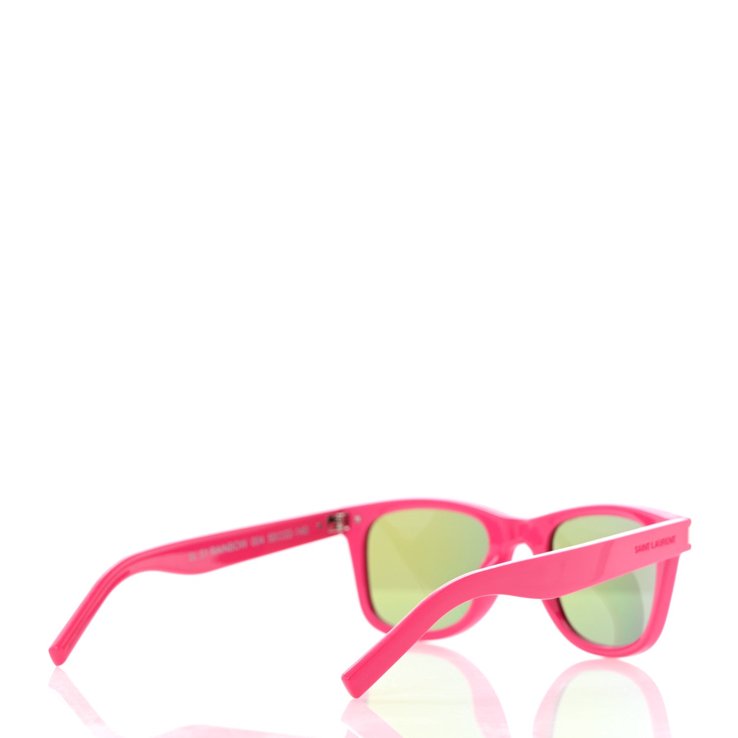 Saint Laurent Acetate Rainbow Sunglasses SL 51 Pink 4 of 8