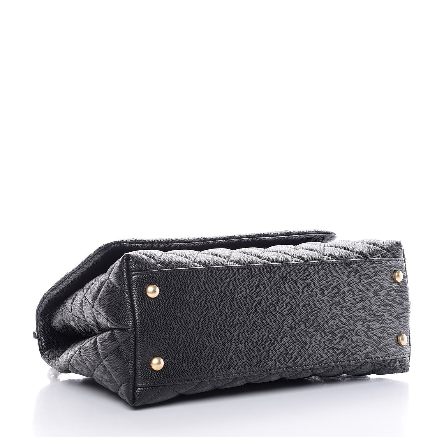Chanel Caviar Quilted Small Coco Handle Flap Black 5 of 10