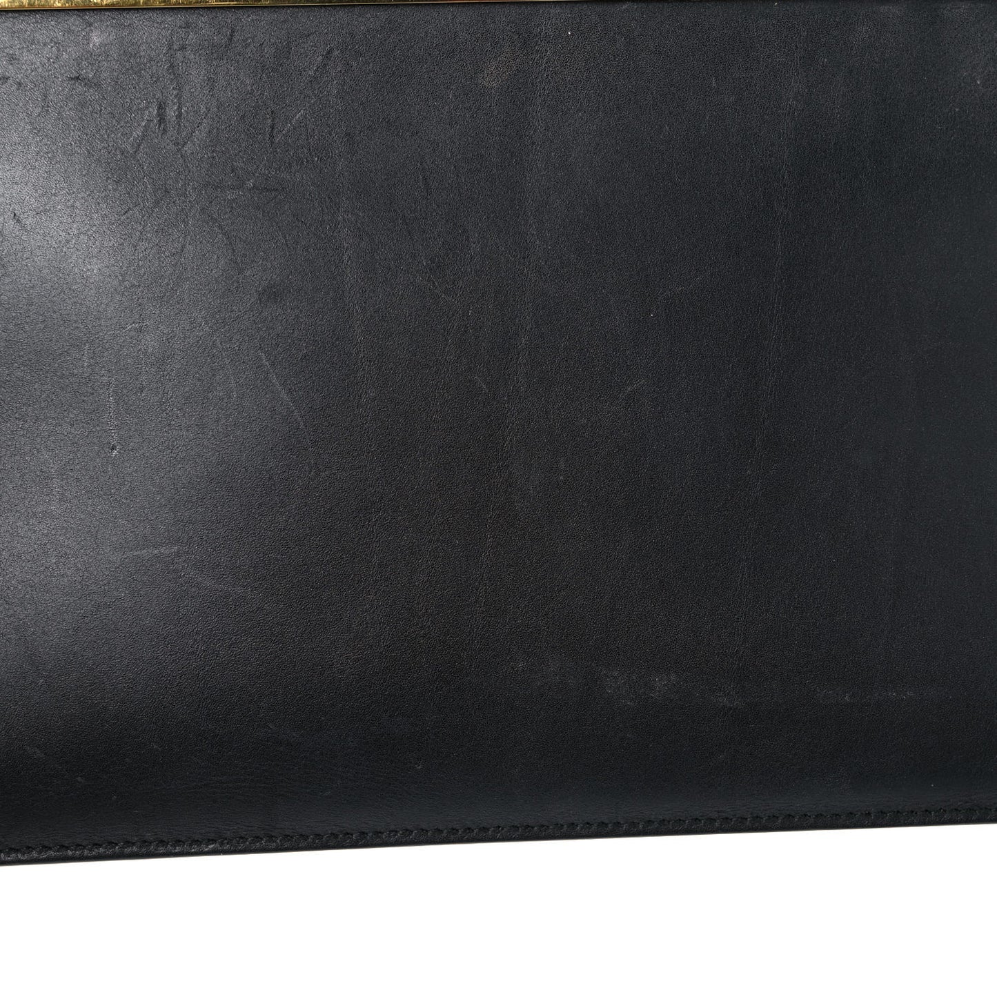 Leather Lutetia Clutch Black