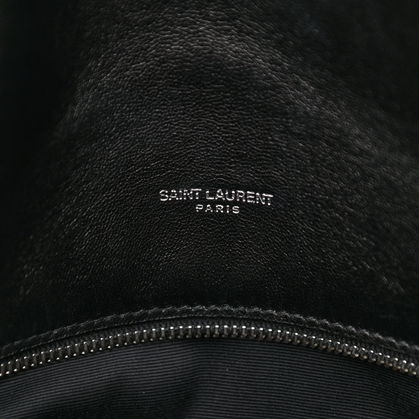 Lambskin Quilted Medium Loulou Puffer Monogram Chain Satchel Black