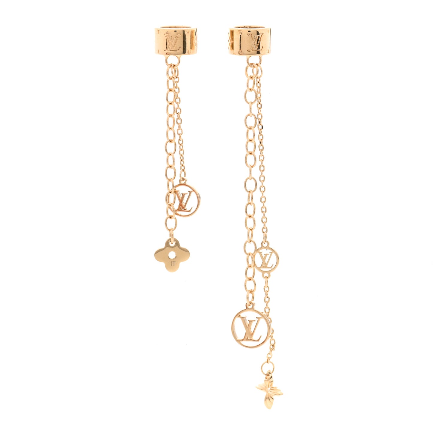 Nanogram Earphone Earrings Gold