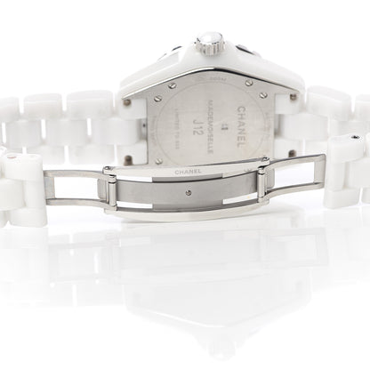 Chanel Stainless Steel Ceramic 38mm J12 Limited Edition Mademoiselle Automatic Watch White 7 of 7