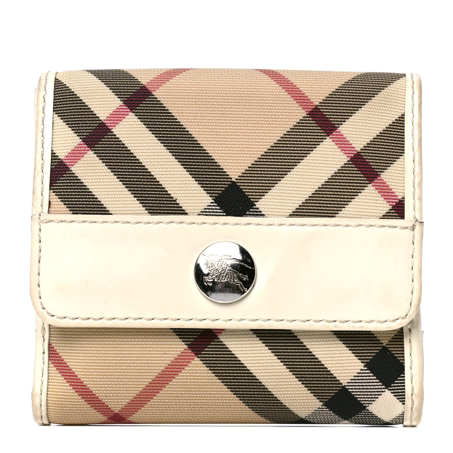 Supernova Check Wallet White