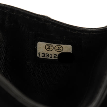 Chanel Lambskin Diamond Stitched Card Holder Wallet Black 8 of 8