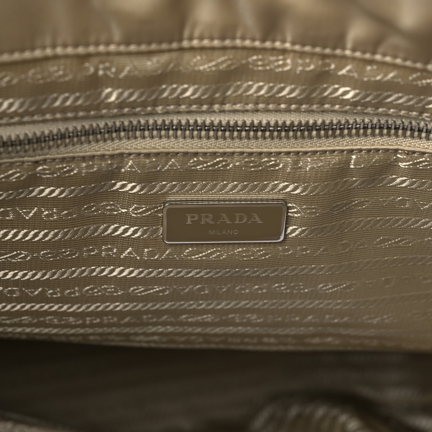 Re-Nylon Saffiano Tote Desert Beige
