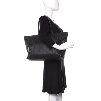 Bottega Veneta Nappa Intrecciato Tote Black 2 of 9