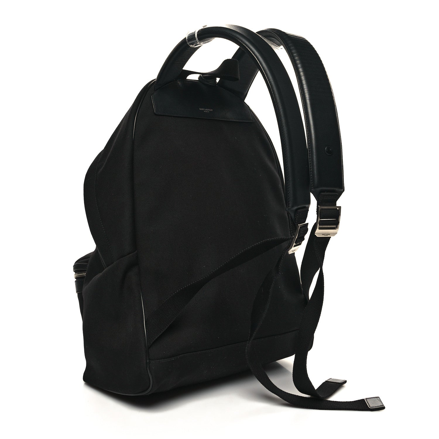 Saint Laurent Canvas Cit-E Backpack Black 3 of 14