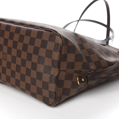Louis Vuitton Damier Ebene Neo Neverfull MM Rose Ballerine 10 of 10