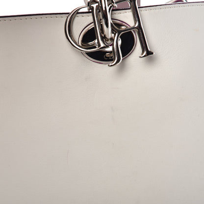 Christian Dior Smooth Calfskin Large Diorissimo Tote White 13 of 19