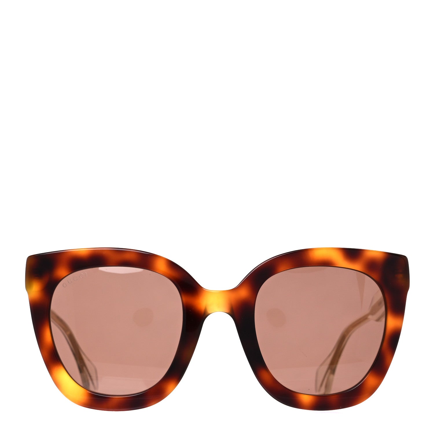 Gucci Acetate Crystal Square Sunglasses GG0564S Tortoise 2 of 8