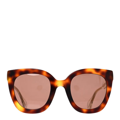 Gucci Acetate Crystal Square Sunglasses GG0564S Tortoise 2 of 8