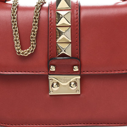 Valentino Garavani Vitello Small Glam Lock Rockstud Flap Red 12 of 12