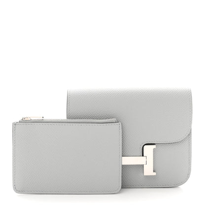 Hermes Epsom Constance Slim Wallet Bleu Glacier 2 of 8