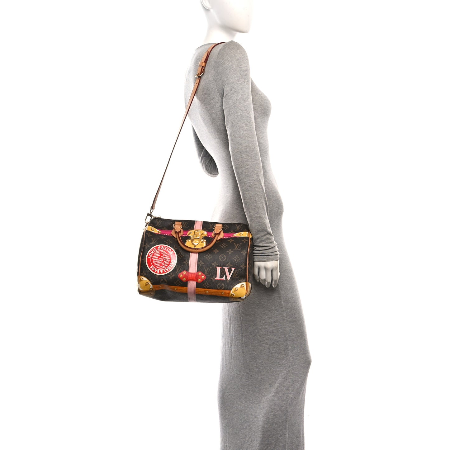 Monogram Summer Trunks Speedy Bandouliere 30