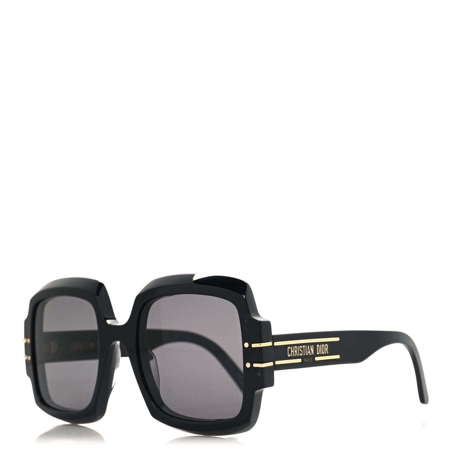 Christian Dior Acetate Diorsignature S1U Square Sunglasses Black 1 of 8