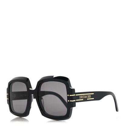 Christian Dior Acetate Diorsignature S1U Square Sunglasses Black 1 of 8