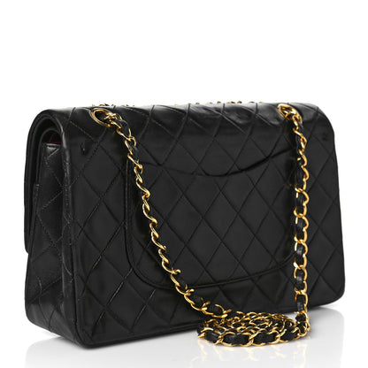 Chanel Lambskin Quilted Medium Double Flap Black 3 of 10