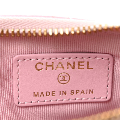 Chanel Caviar Quilted Small Cosmetic Case Pink 6 of 10