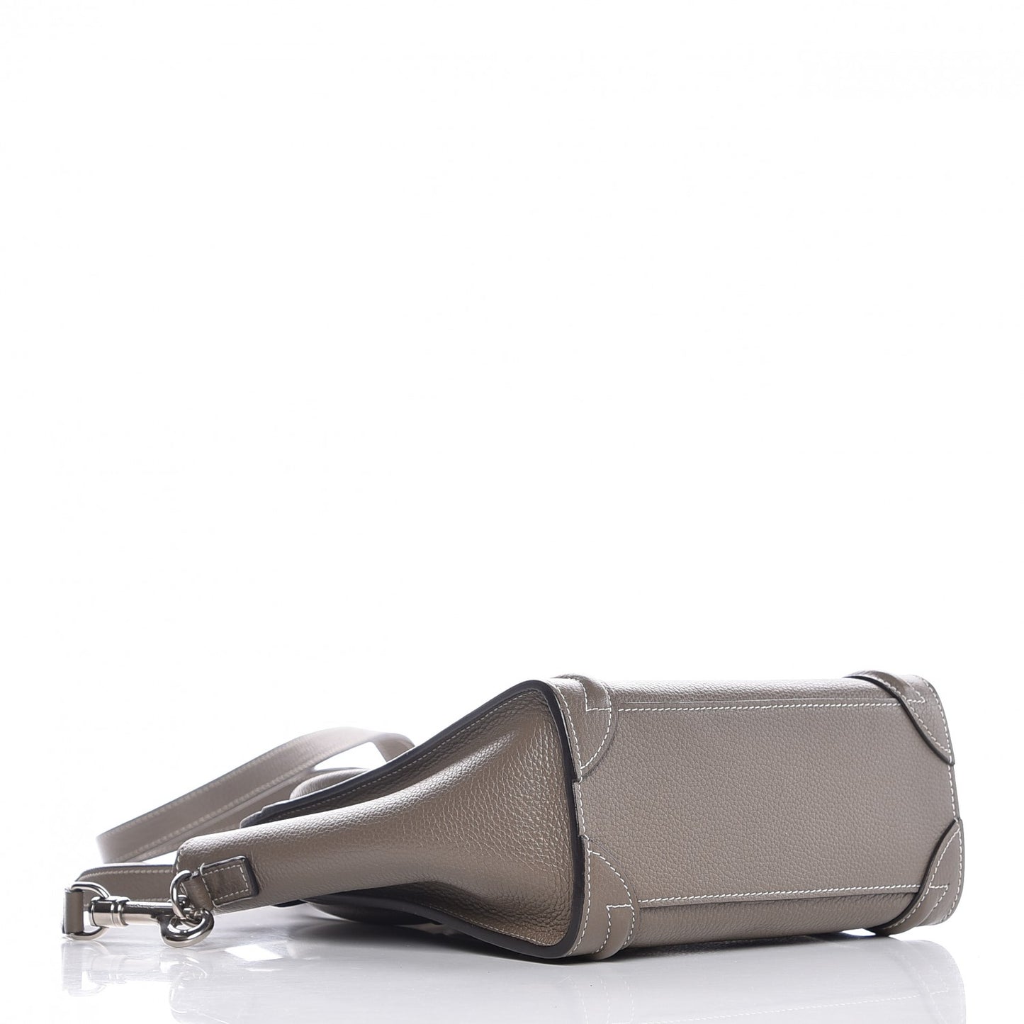 Drummed Calfskin Nano Luggage Souris