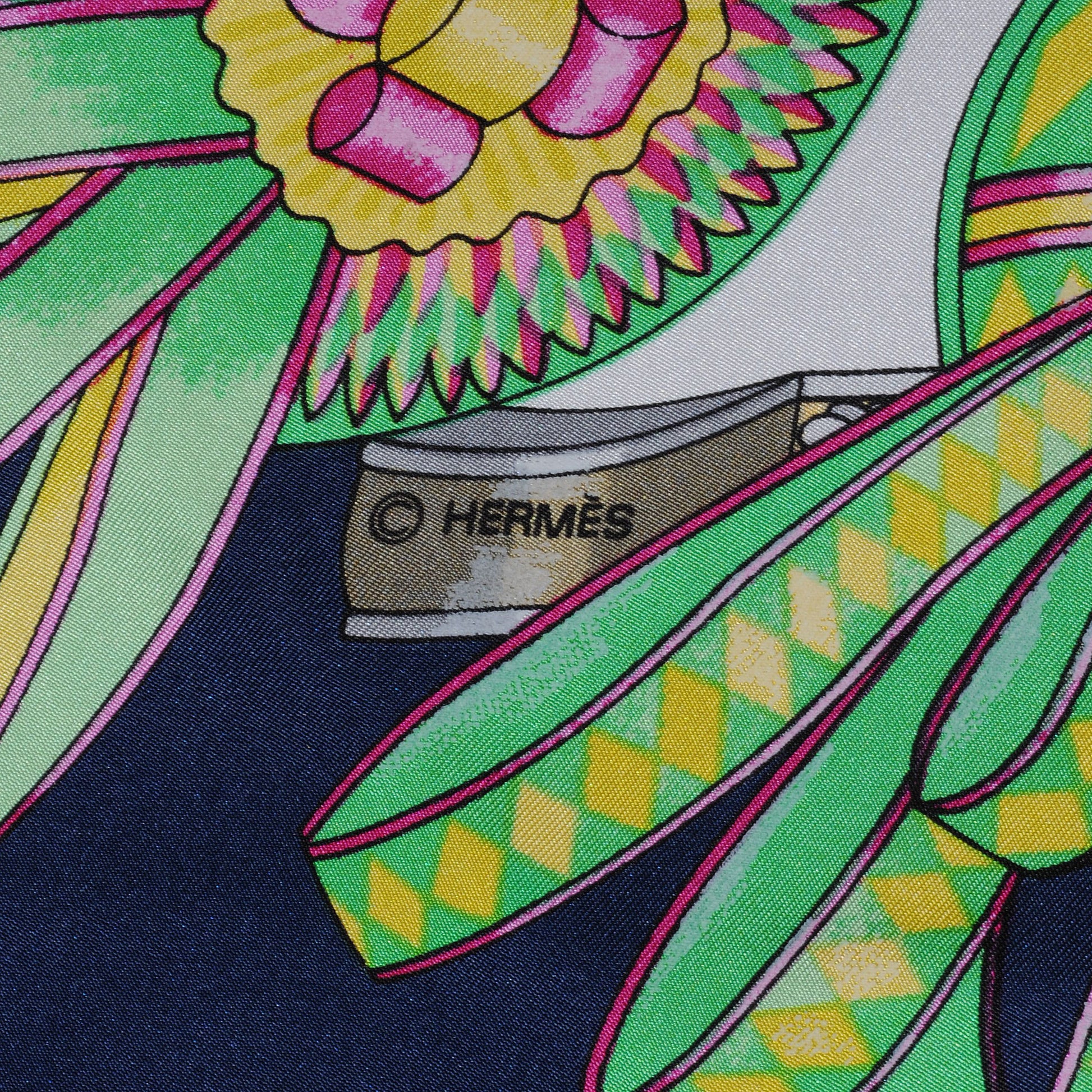 Hermes Silk Les Rubans Du Cheval Scarf 90 7 of 9