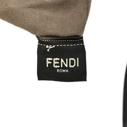 Fendi Vitello Liberty F is Fendi Bi-Color FF 1974 Embossed Mini Mon Tresor Bucket Bag Maya Black 7 of 10